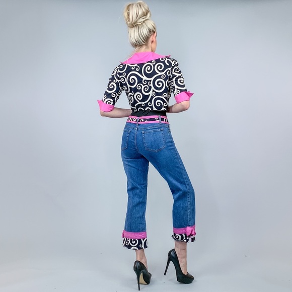 Cropped Jacket and Pants Two Piece Matching Set - Picture 7 of 8